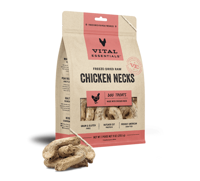 Freeze-Dried Chicken Necks Dog Treats