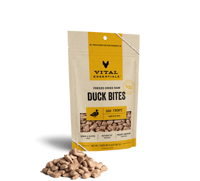 Freeze-Dried Duck Bites Dog Treats